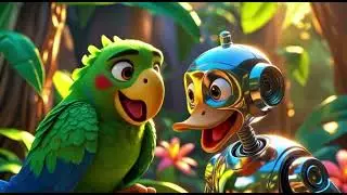 The Helpful Robot Duck Learns to Fly 🤖🦆 | Fun Kids Story & Adventure
