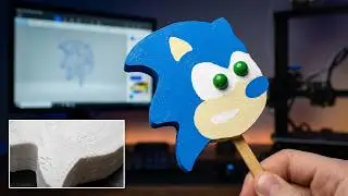 Making My Own Sonic the Hedgehog Popsicle With 3D Printing!