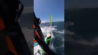 Windsurfing in Maui with casey hauser