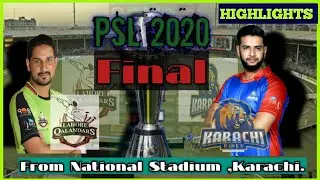 PSL Final 2020 SL |Karachi Kings vs Lahore Qalandars |Pakistan Super League 2020|PSL2020|Highlights