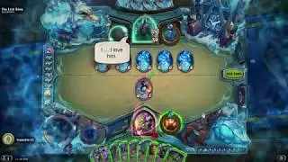 When you play Snowflipper Penguin VS Lich King(Interesting Interaction) Hearthstone KotFT Expansion