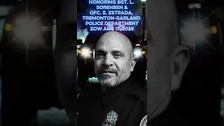 Honoring Sergeant Lee Sorensen Tremonton-Garland Police Department, EOW August 17, 2025