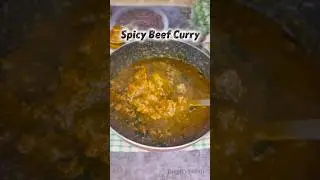 Spicy Beef Curry #beef #shortsfeed #shorts #shortsviral