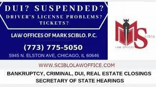 Chicago Attorney Mark Sciblo - DUI and Criminal Defense