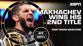 Reacting to Islam Makhachev&rsquo;s win vs. JDM to become a 2-division champ | UFC 322 Post Show