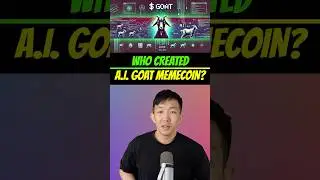 Who created the AI $GOAT memecoin? #crypto #goat #memecoin