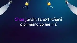 No es mi despedida - versión egresadas/os del nivel inicial - karaoke - Tonalidad de G - 85 BPM.