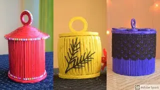 Newspaper Jar |Newspaper craft ideas | best out of waste | parul pawar