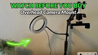 The best overhead camera mount to record product videos!