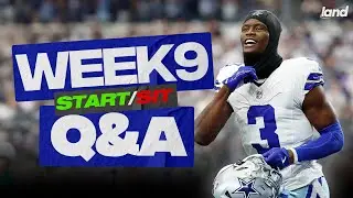 Fantasy Football Week 9: Trades, Lineups & Strategy (LIVE)