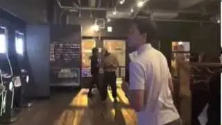 Videobomb during Dart Game