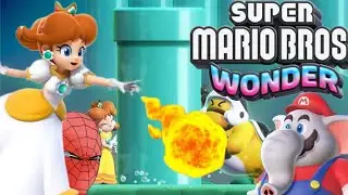 DAISY & YOSHI! WTF A ELEPHANT! 😆 | Super Mario Bros. Wonder - Reaction 💀