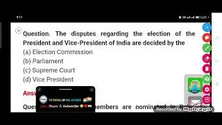 The disputes regarding the election of the President and Vice-President of India are decided by the: