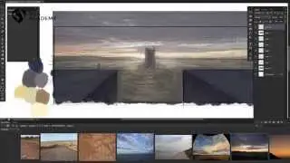 SOA Mattepainting Preview - The Creative Flow: Mirage.