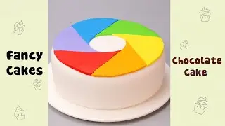 Colorful Cake Decorating Idea