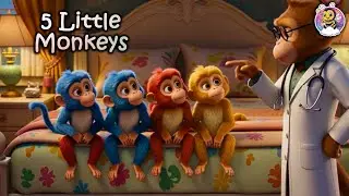 Five Little Monkeys | Rhymes for Kids | Nursery Rhyme | Rhyme | English rhymes for kids |Fun cartoon