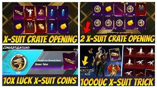 🔥FIRST TIME | 100,000 UC X-Suit Crate Opening | New Dravion X-Suit opening