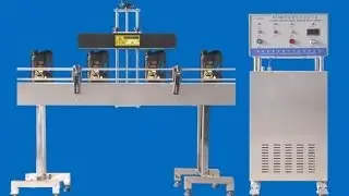 Pharmaceutical production plastic jars bottles induction sealer equipment Continuous Electromagnetic