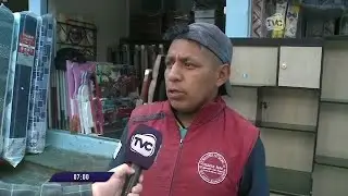 Estibadores y comerciantes del mercado San Roque trabajaron durante el 1 de mayo