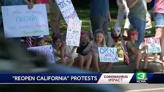 Protesters rally in Vacaville, want officials to 'open California'