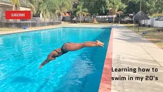 Learning how to swim as an adult││swimming lessons