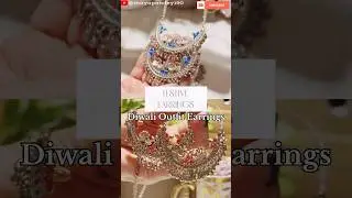 Diwali outfit accessories ideas#diwali#festival#festive#earrings#outfit#accessories#jewellery#2025