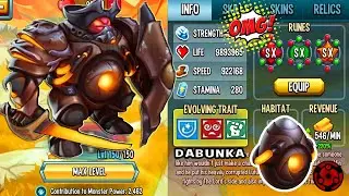 🔴Monster Legends - DABUNKA level 100 REview!!😱 Monster Tank free Links
