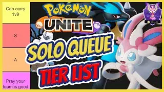 Pokemon UNITE SOLO QUEUE Tier List!