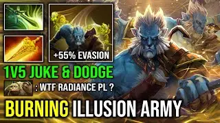 WTF Create Unlimited Burning Illusion Army 1v5 Juke & Dodge First Item Radiance PL Dota 2