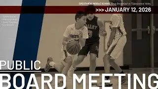 HCCS School Board Meeting - January 12, 2026