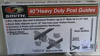 Installation of C.E. Smith Trailer Post Guides