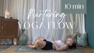 10min Nurturing yoga flow for self love ✨