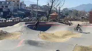 silly mistake on cycling pump track