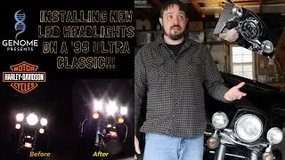 Installing LED headlights in my '99 Harley Davidson Ultra Classic