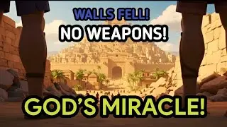 The Walls of Jericho Fell Without Weapons | Bible Story for Kids (Joshua 6)