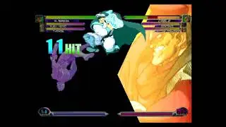 MvC2 Bison, Ruby Heart & Thanos Combo