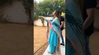 Noaman Sami and Alizeh Shah enjoying rain