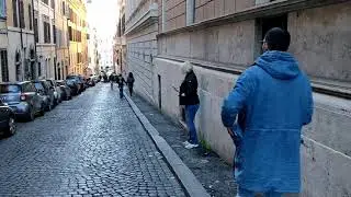 Via Rasella attack in Rome with a unique then and now view perspective.