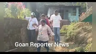 Goan Reporter: Congress Zilla Election campaign in Baradi. Velim.