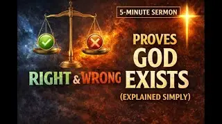 Why Right and Wrong Proves God Exists (Explained Simply)