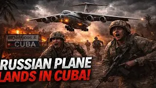 Russian Military Plane Lands In Cuba As Tensions Rise