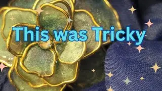 # 240 First Attempt UV Dip Resin Flowers (Surprised!)