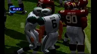 NFL Blitz Pro Season mode - N.Y. Jets vs Washington Redskins