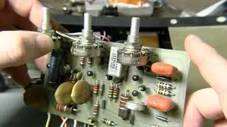 Set Bias Current Acoustic Amp TDS420 ACC 260 261 Tremolo Q3 500mvpp 1k Hertz Heathkit Sig-Gen DSO150