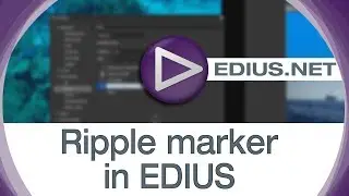 EDIUS.NET подкаст - маркер Ripple в EDIUS