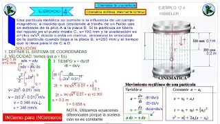 EJERCICIO 04-DINÁMICA-CINEMÁTICA DE UNA PARTÍCULA-MOVIMIENTO CONTINUO.