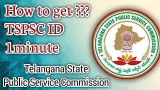 How to get TSPSC ID 1minute || OTR TSPSC || TSPSC ID | Telangana State Public Service Commission OTR