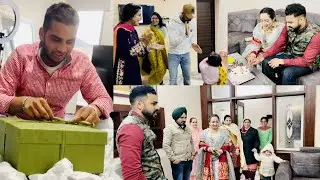 KOMAL DI PEHLI ROTI AT KIRAT HOUSE | GIDHA & BOLIYAN | JASHAN DA BIRTHDAY GIFT AGEYA | INDER & KIRAT