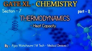 THERMODYNAMICS -3 | GATE XL -CHEMISTRY | #lifescience #gate #gatexl 
