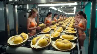 Inside a 500,000 LB Durian Factory &ndash; Hypnotic Custard Production Process